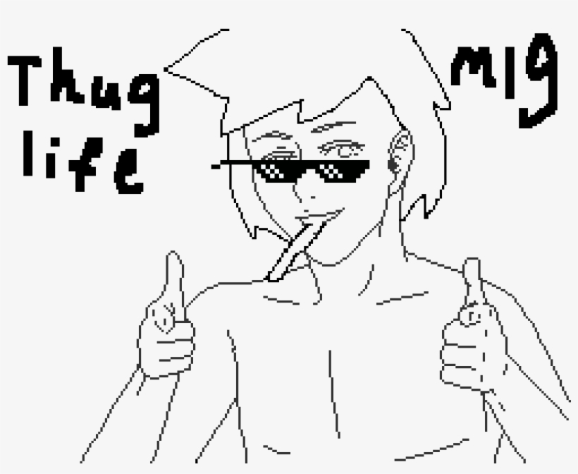 Mlg - Sketch, transparent png #1474280