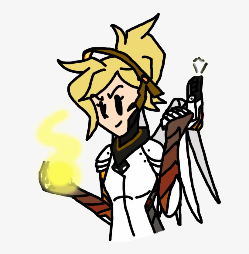 Mecry And Nutcracker Zenyatta - Cartoon, transparent png #1474520