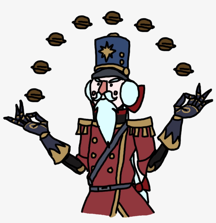 Mecry And Nutcracker Zenyatta - Zenyatta Nutcracker Png, transparent png #1474523