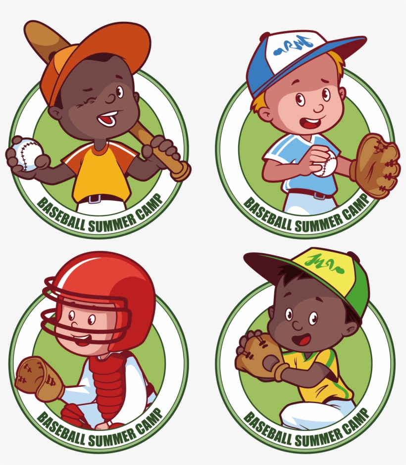 Free Illustration Child Baseball Element Transprent - Beisbol Infantil, transparent png #1474564