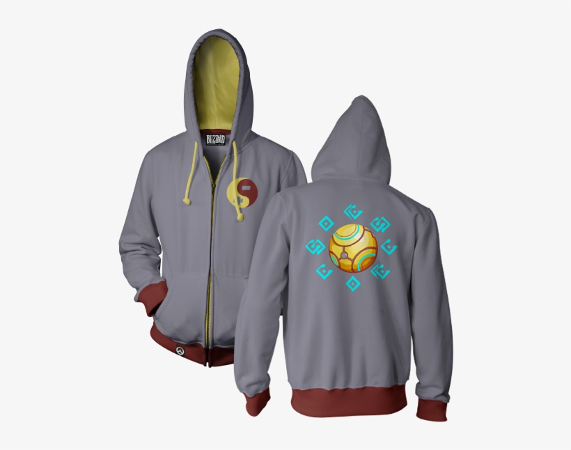 Overwatch Ultimate Zenyatta Zip-up Hoodie & Free Overwatch - Zenyatta Overwatch Hoodie, transparent png #1474978