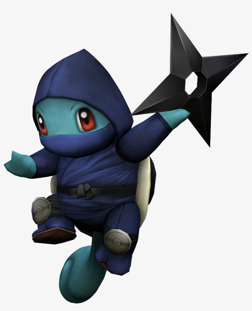 Super Smash Bros - Squirtle Ninja, transparent png #1475017