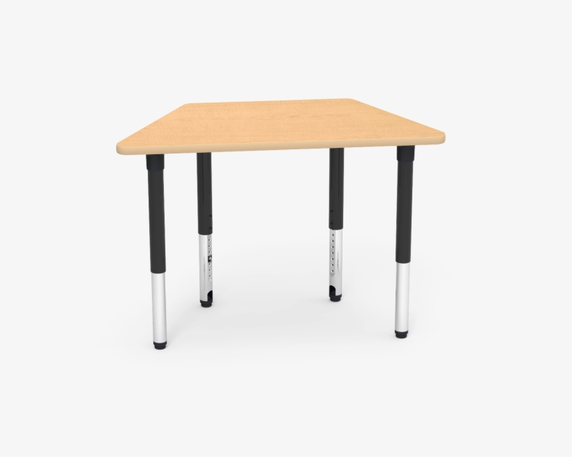 Zoom In - Trapezoid Adjustable Table, transparent png #1475038