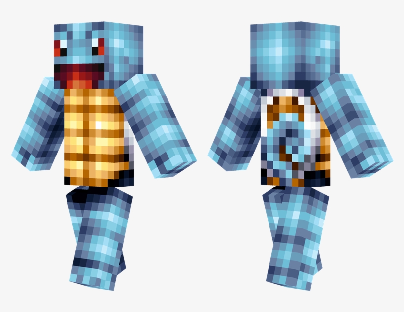 Squirtle - 我 的 世界 神奇 寶貝 皮膚, transparent png #1475317