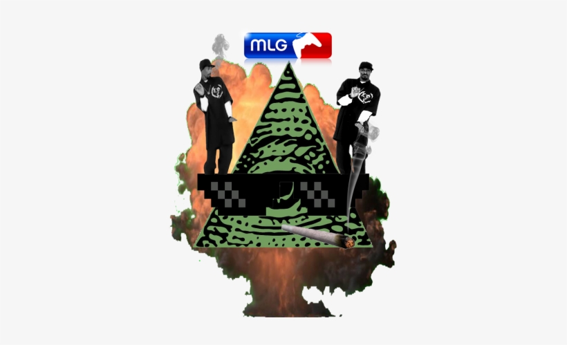Koszulka Mlg 420 Noscope Illuminati Confirmed Throw Blanket Free Transparent Png Download Pngkey