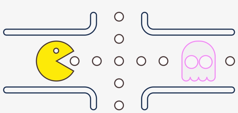 Ghost Clipart Pac Man - Transparent Pac Man Png, transparent png #1475989