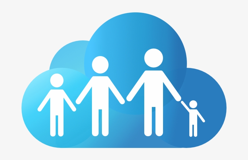 Family Share Logo - Icloud Family Sharing Icon, transparent png #1476078