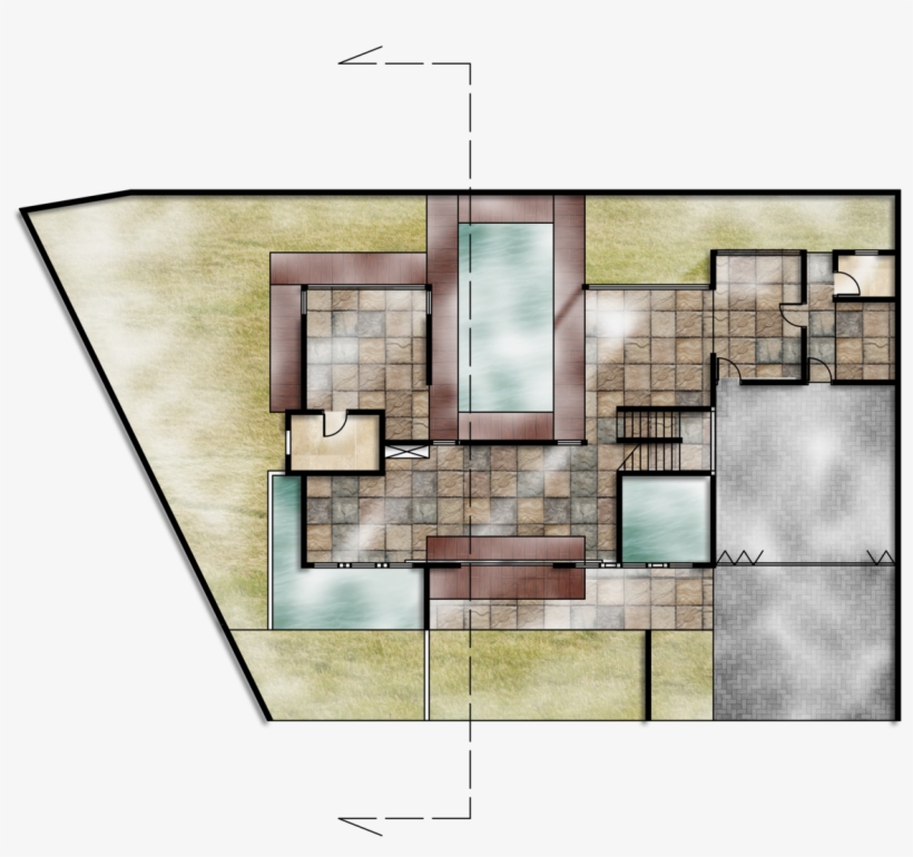 [experimental] Site Plan Rendering Styles By Felicia - Floor Plan, transparent png #1476734