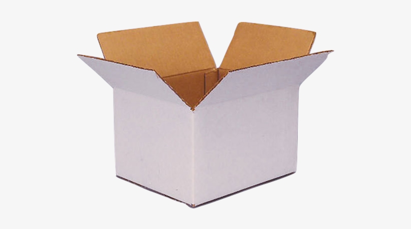 White Exterior Kraft Box Example - Paper Mart, transparent png #1476860