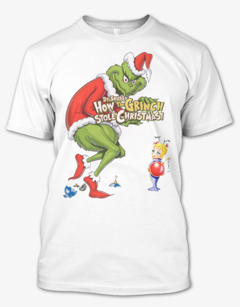 A Black T-shirt With The Shopify Logo - Grinch Stole Christmas: 50th Anniversary Dvd, transparent png #1476929