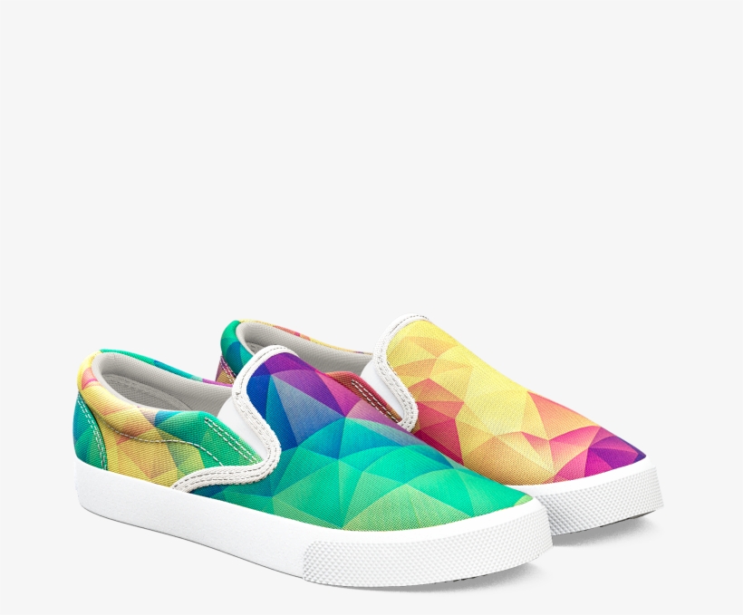 60610 1392 999 Colorbomb Philipprietz Multi Slipon - Slip-on Shoe, transparent png #1477018