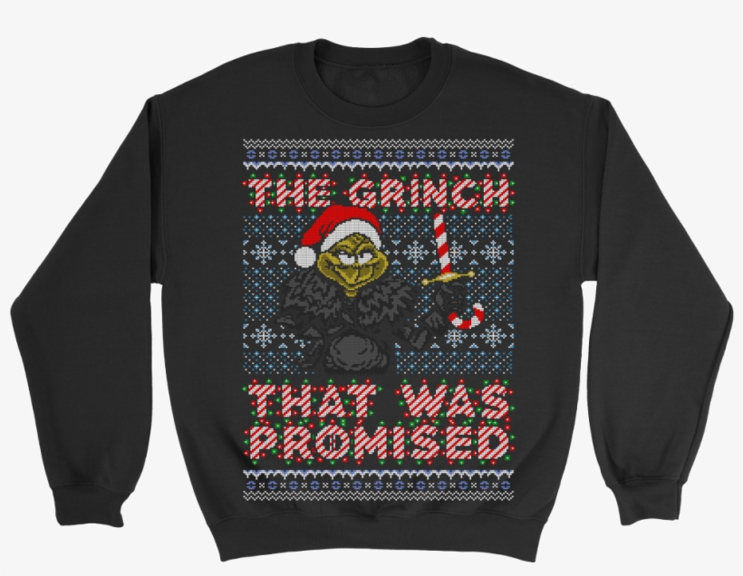 The Grinch That Was Promised - White Walker Christmas Sweater, transparent png #1477068