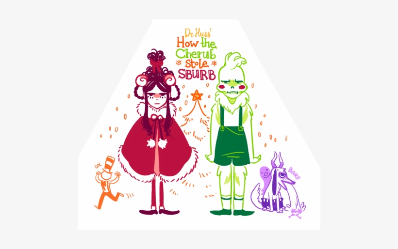 How The Grinch Stole Christmas Homestuck Troll Dr - Caliborn X Damara, transparent png #1477135