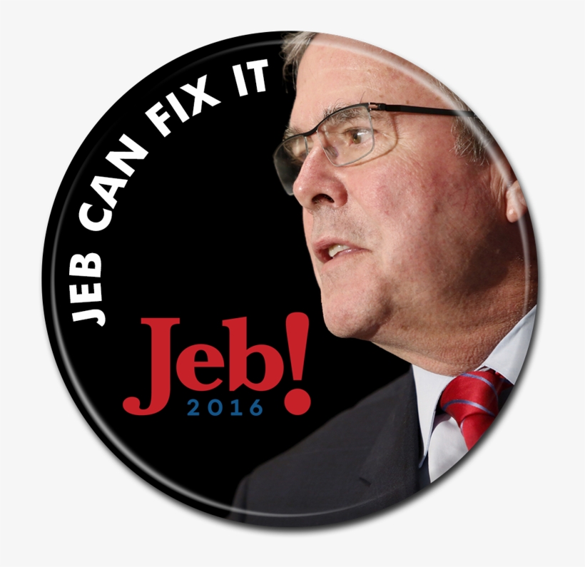Jeb Bush Button - Jeb, transparent png #1477651