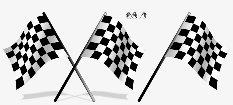 Draughts Check Drapeau Xc3xa0 Damier Racing Flags Clip - Love Dirt Track Racing, transparent png #1477850