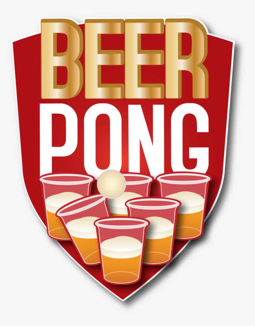 Beer Pong Vector - Beer Pong Logo Vector, transparent png #1477963