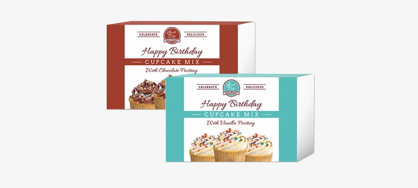 Happy Birthday Cupcake Mix Gift Set - Birthday, transparent png #1478117