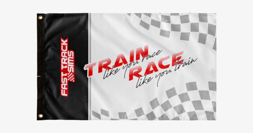 Train Like You Race Flag - Train, transparent png #1478195