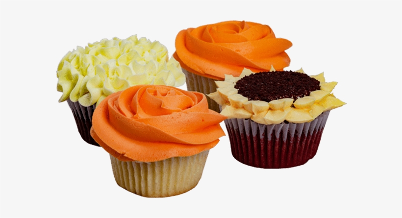 Flower Cupcake Boxes - Cupcake, transparent png #1478300