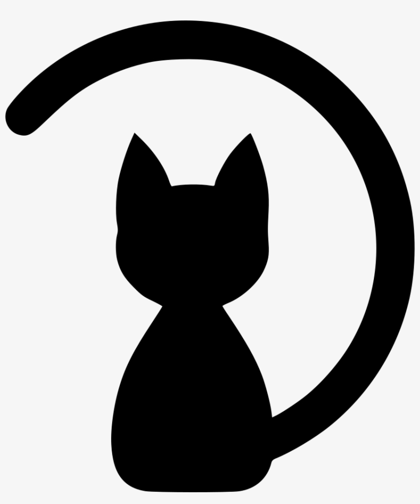 Cat Icon Png - Black Cat Png Icon, transparent png #1478573