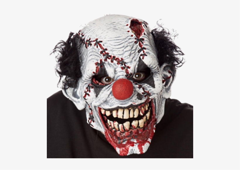 Ripper Face Clown Mask Moving Mouth - Stitches Ripper Clown Mask, transparent png #1478778