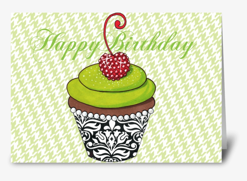 Birthday Cupcake Greeting Card - Canvas Kudos Birthday Cupcake Couture Decorative Sign,, transparent png #1479733