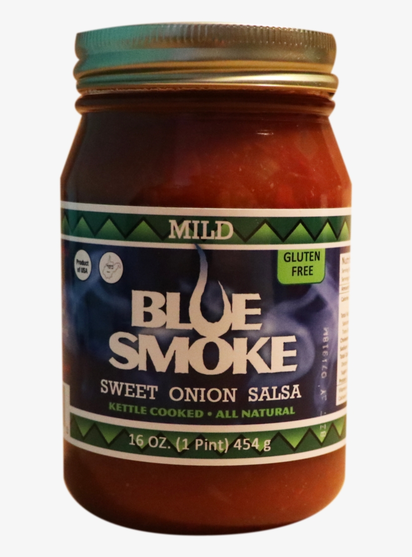16oz Mild Sweet Onion Salsa - Blue Smoke Salsa Hot, transparent png #1479992
