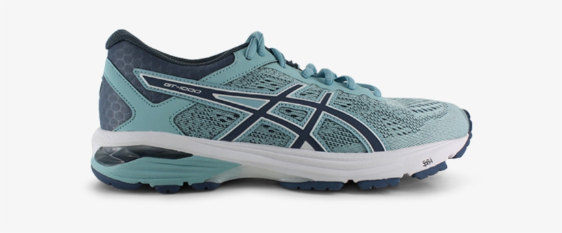 Asics Gt-1000 6 Womens Porcelain Blue Smoke - Asics Gt 1000 5 Ps Junior, transparent png #1480011