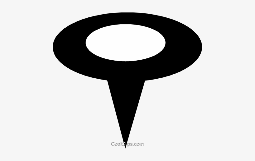 Thumb Tacks Royalty Free Vector Clip Art Illustration - Sign, transparent png #1480332