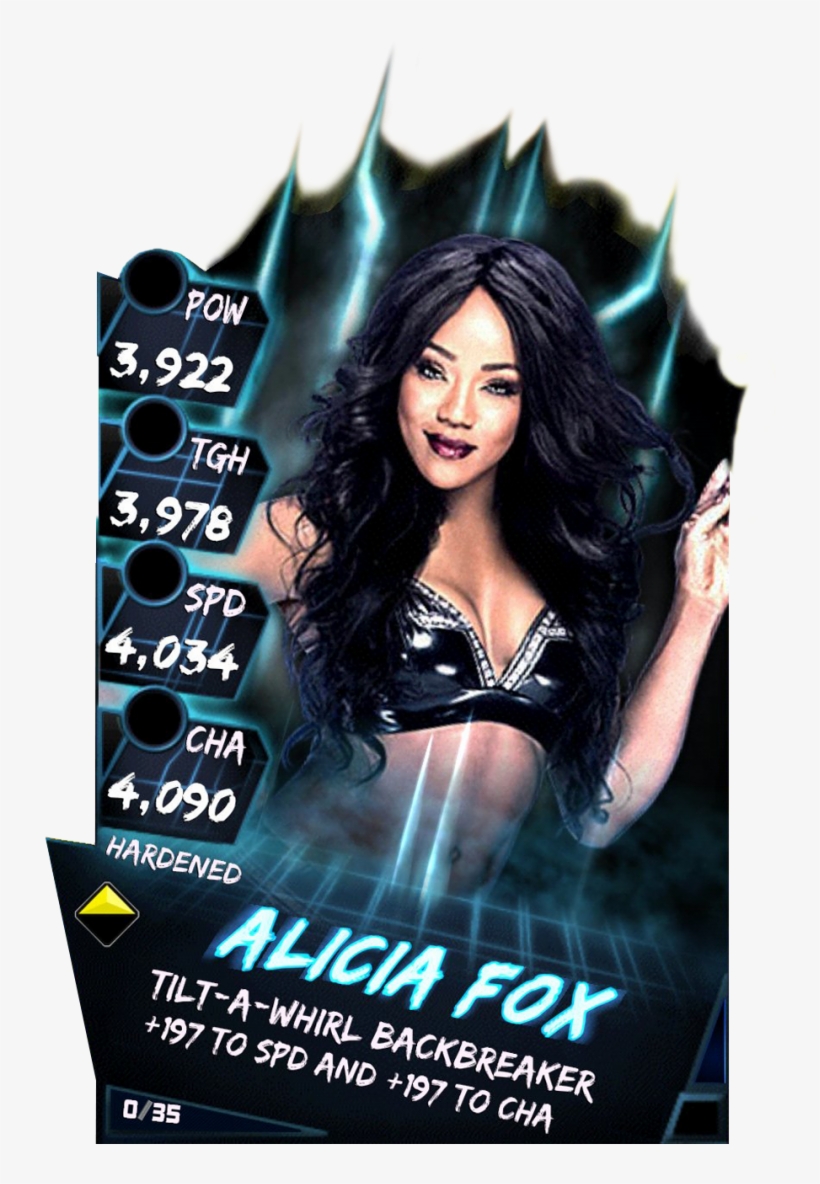 Uncommon Supercard Aliciafox Superrare Fusion 6335 - Alicia Fox Wwe Supercard, transparent png #1480416