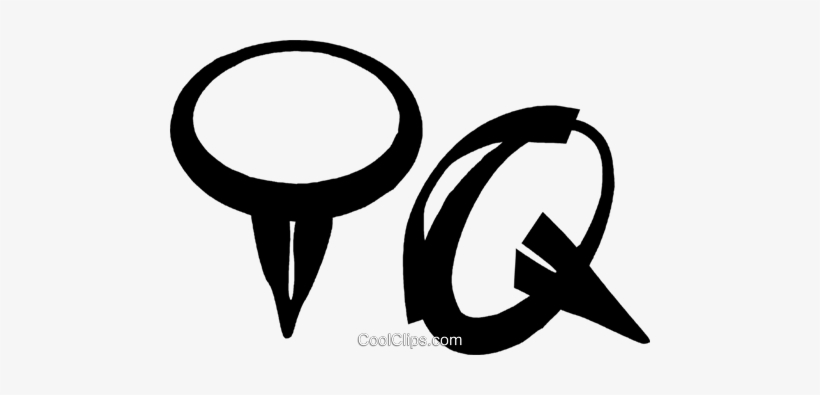 Thumb Tacks Royalty Free Vector Clip Art Illustration - Illustration, transparent png #1480418