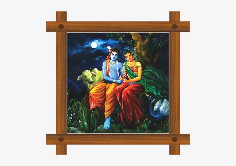 Lord Radha Krishna Painting, transparent png #1481631