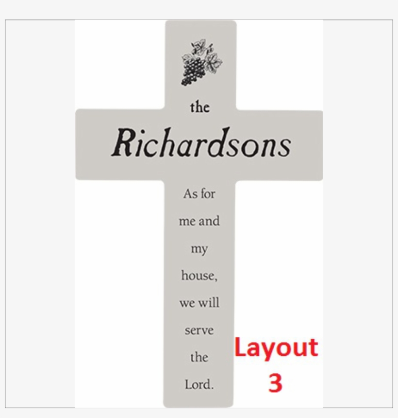 7" X 11" Wooden Cross - Cross, transparent png #1481680