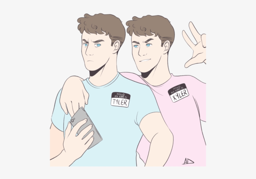 Xyler It's Your Evil Twin I Want Fan Art Right Now - Xyler Tylers Evil Twin, transparent png #1481945