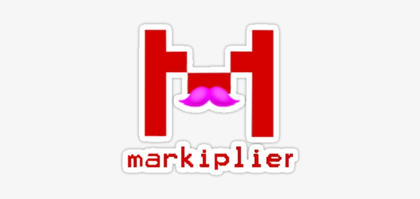 Markiplier Logo With Pink - Du Skin De Siphano, transparent png #1482079