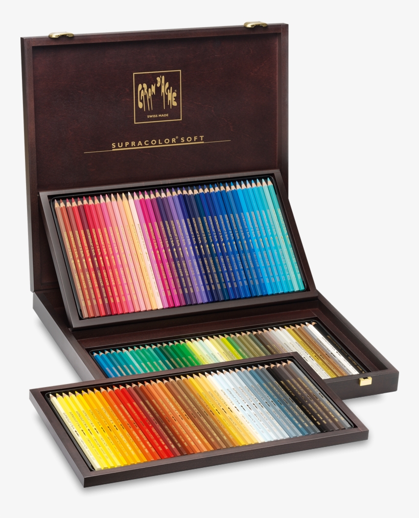 Caran D'ache Watercolor Pencils 120 Count Supracolor - Caran D Ache 120, transparent png #1482379