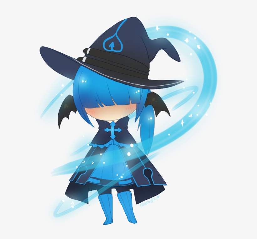 Wizard Hat Chibi Anime Pictures Png Wizard Hat Chibi - Anime Chibi Wizard, transparent png #1482419
