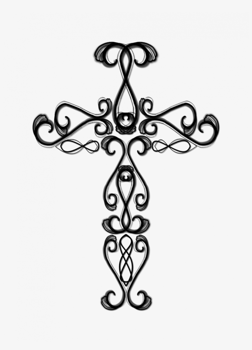 Wooden Cross Drawing Clipart Panda - Cross Drawing Png, transparent png #1482438