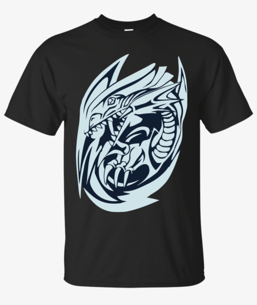 Blue Eye White Dragon Yugioh Tshirt - Yugioh Blue Eyes White Dragon T Shirt, transparent png #1482522