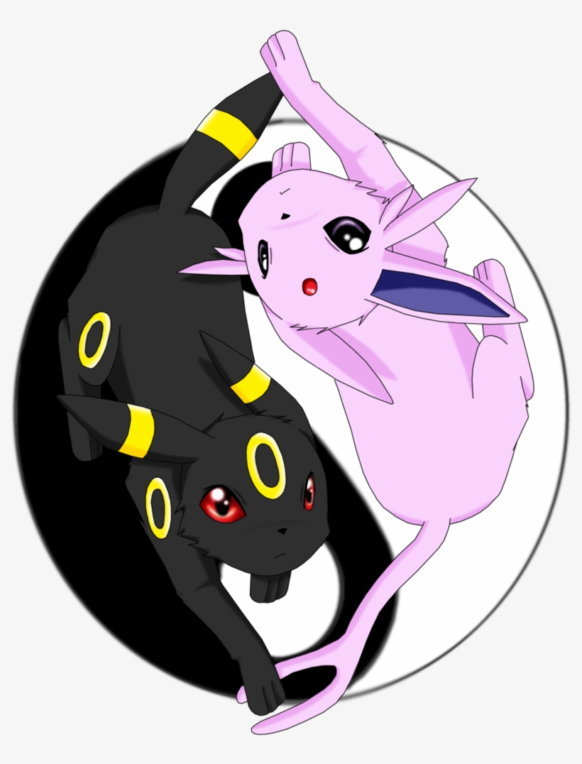 Umbreon And Espeon Love, transparent png #1482563