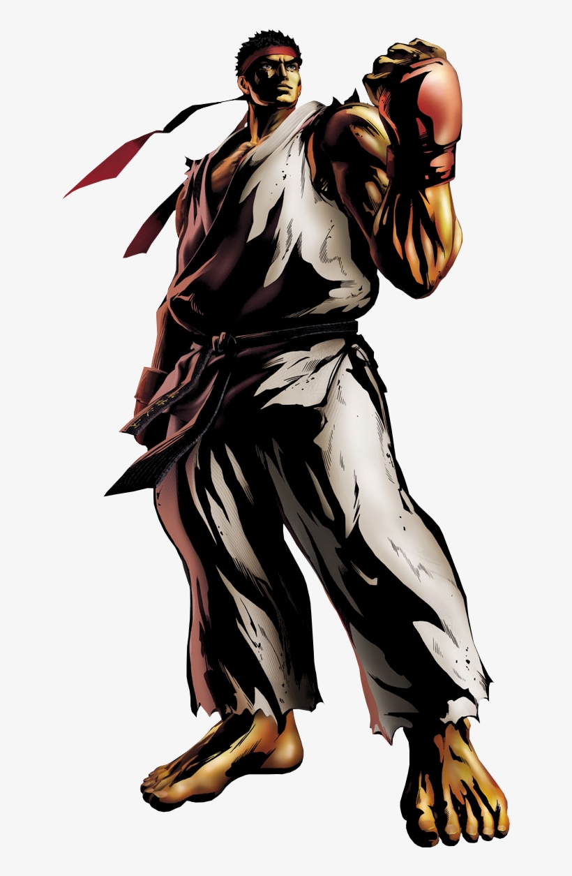 Ryu Png Image - Marvel Vs Capcom 3 Character Art, transparent png #1482943