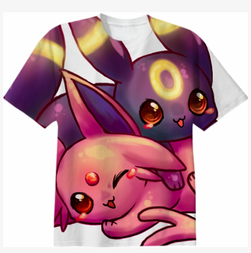 Umbreon And Espeon Love $38 - Espeon And Umbreon Cute, transparent png #1483073