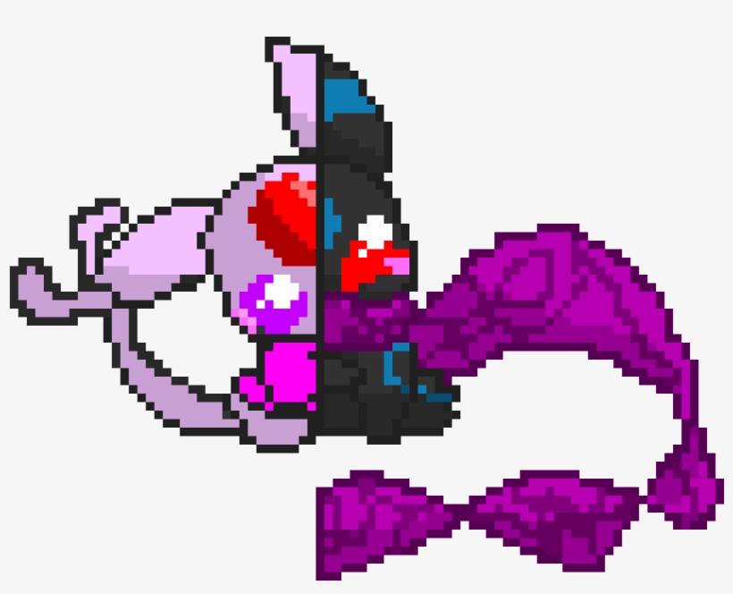 Umbreon And Espeon - Espeon And Umbreon Pixel Art, transparent png #1483160