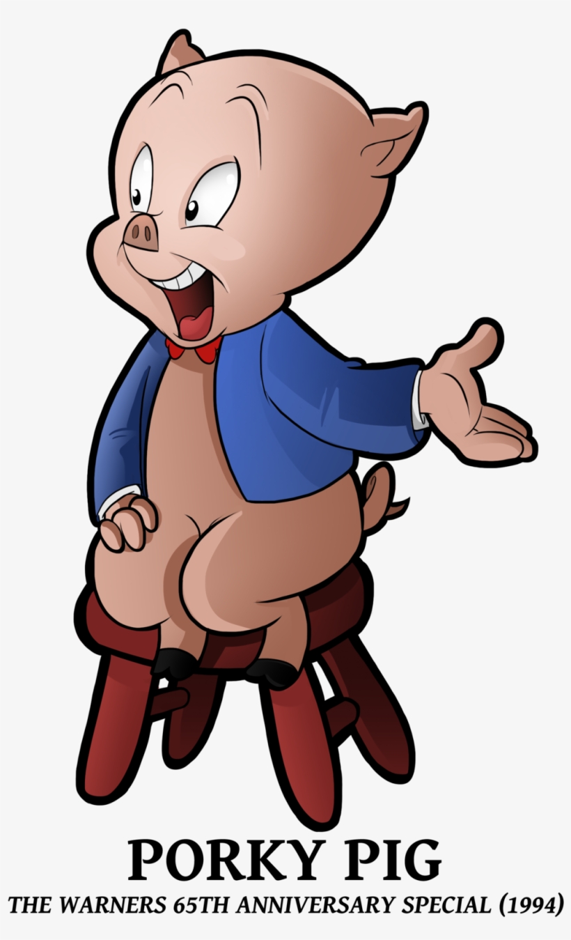 Animaniacs Cameos Porky Pig By Boscoloandrea Looney - Porky Pig Png, transparent png #1483644