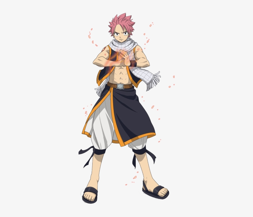 Natsu - Fairy Tail Natsu Dragneel 1st Cosplay Costumes, transparent png #1483734