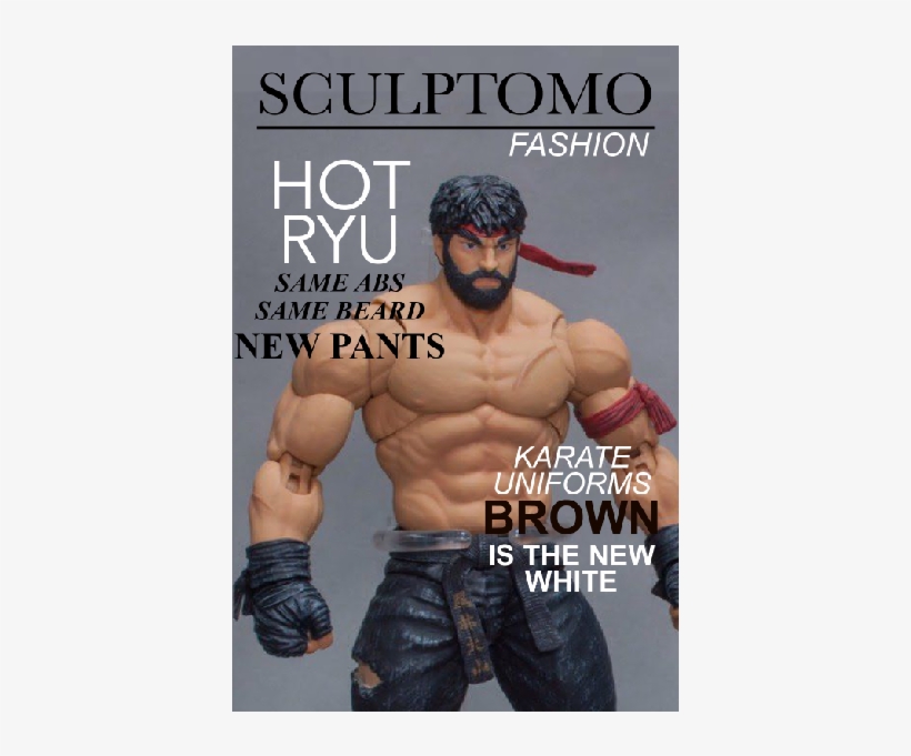 Street Fighter V Hot Ryu Black Pants & Brown Gi Special - Organic Chemistry Book, transparent png #1483760