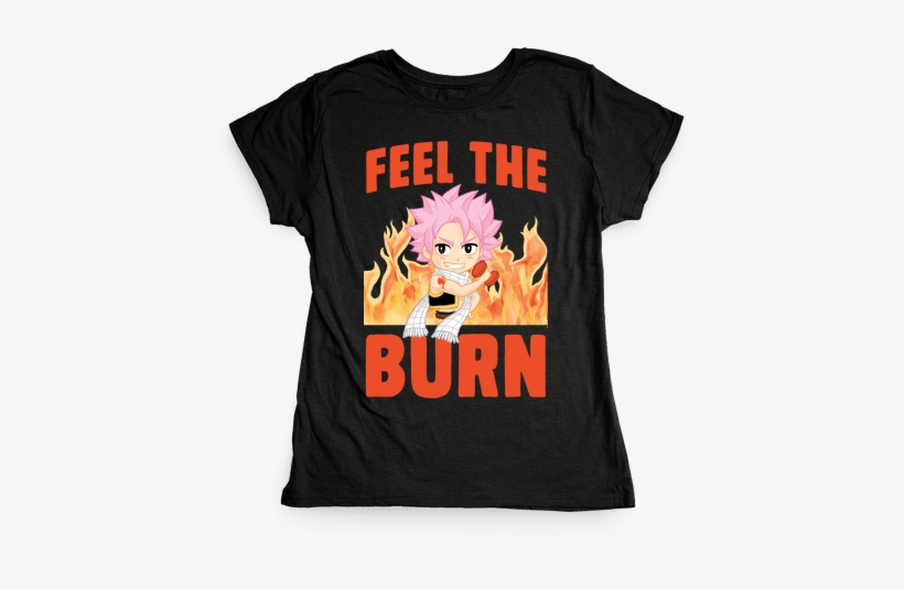 Feel The Burn Womens T-shirt - Grunge Shirts, transparent png #1484112