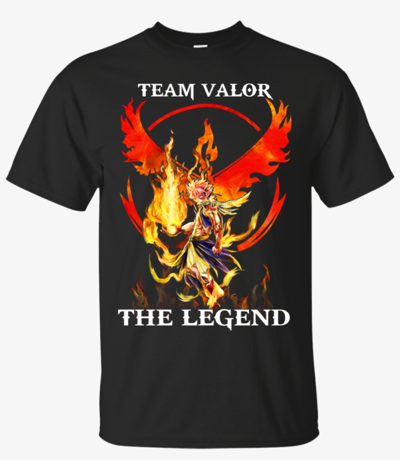 Team Valor Natsu - Team Valor Naruto Pokemon Go Tee/hoodies/tanks, transparent png #1484141