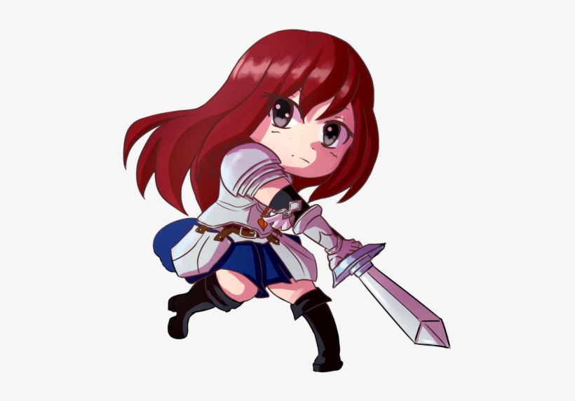 2 - Cutest Erza Chibi, transparent png #1484371