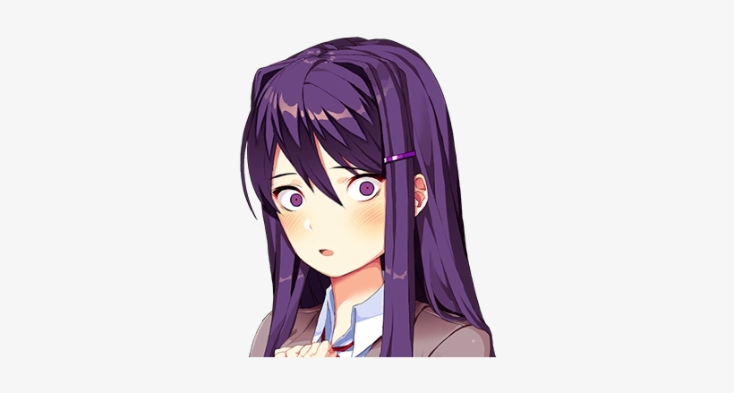 "s-so, You're The Sharpest Of Blades, Huh" - Doki Doki Literature Club Yuri Yandere Face, transparent png #1484794
